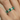 Oval Emerald Diamond Band Ring