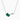 Emerald Trio Diamond Necklace
