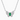 Emerald Butterfly Diamond Necklace