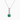 Emerald Drop Diamond Necklace