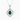 Emerald Halo Diamond Necklace