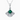 Emerald Fan Diamond Necklace