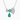Emerald Wing Diamond Necklace