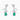 Pear Emerald Vine Earrings